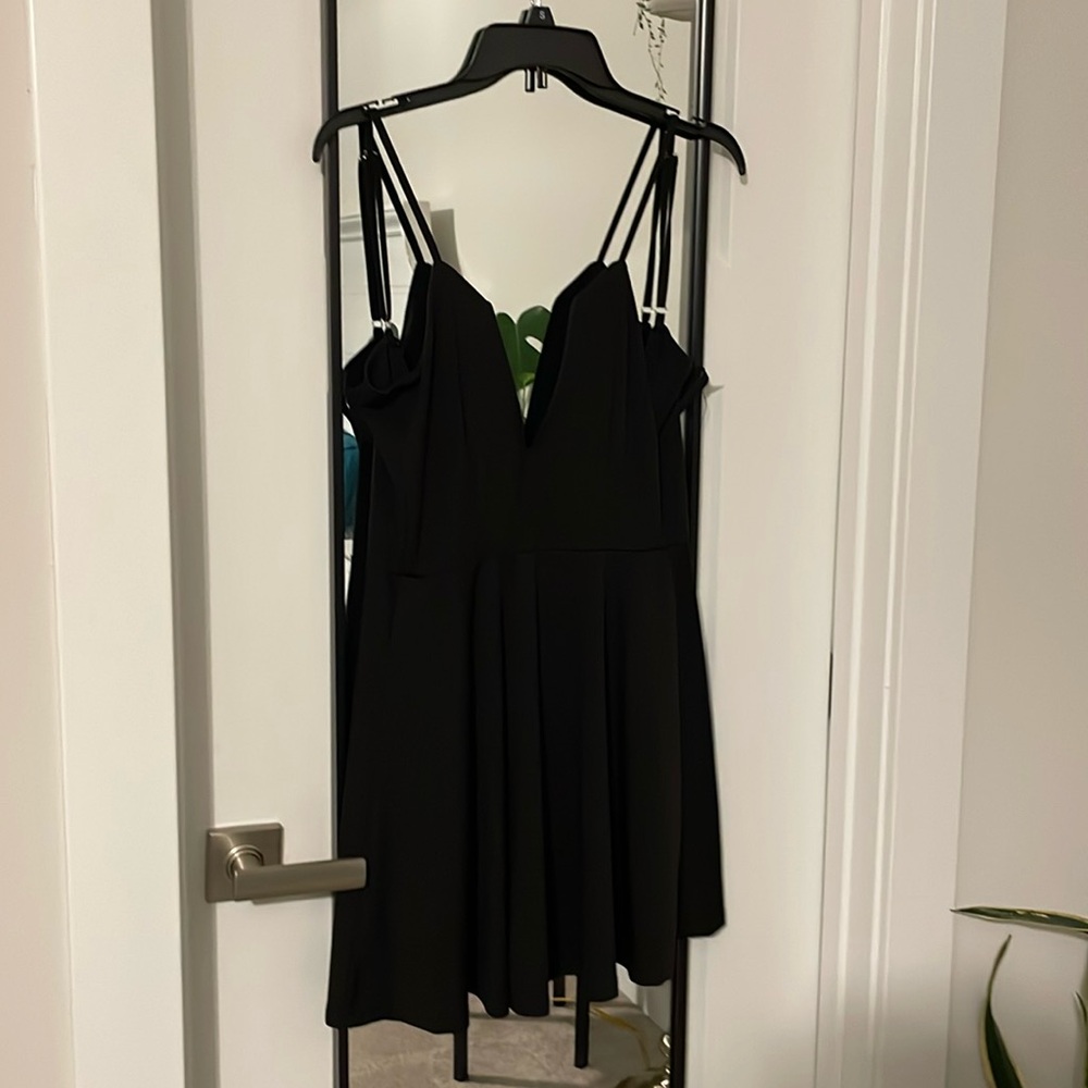 Black M dress; Unk Brand bought online; worn 2x